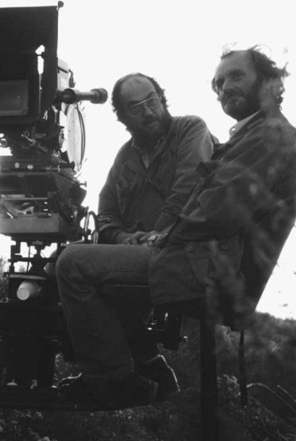 Kubrick and a camera operator